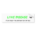 Lyme Disease Bumper Sticker bumper stickers