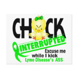 Lyme Disease Chick Interrupted 2 postcards