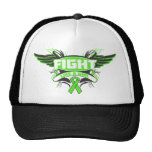 Lyme Disease Fight Like a Girl Wings.png Mesh Hat
