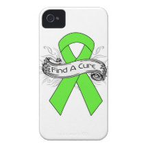 Lyme Disease Find A Cure Ribbon iPhone 4 Case-Mate Cases