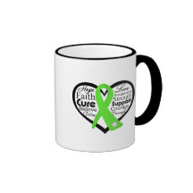 Lyme Disease Heart Ribbon Collage Mug