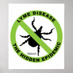 Lyme Disease: Hidden Epidemic Posters