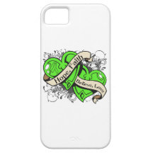 Lyme Disease Hope Faith Dual Hearts iPhone 5 Case