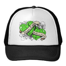 Lyme Disease Hope Faith Dual Hearts Trucker Hats