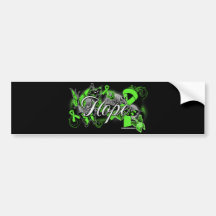 Lyme Disease Hope Garden Ribbon Bumper Sticker