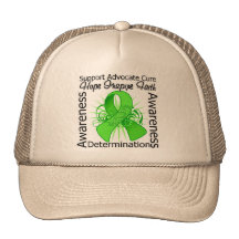 Lyme Disease Inspirations Spiral Ribbon Trucker Hats