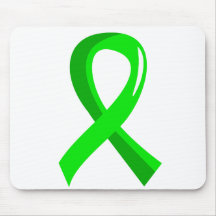Lyme Disease Lime Green Ribbon 3 Mouse Pad