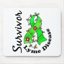 Lyme Disease Survivor 15 Mousemat