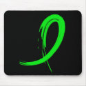 Lyme Disease's Lime Green Ribbon A4 mousepads