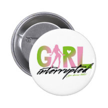 LymeAngels / "Girl" Lyme Disease Awareness Pinback Buttons
