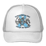 Lymphedema Survivor By Day Ninja By Night Mesh Hats