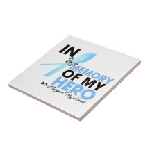 Lymphedema Tribute In Memory of My Hero Tiles