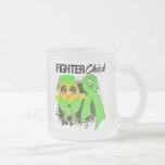 Lymphoma Cancer Fighter Chick Grunge Coffee Mugs