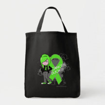 Lymphoma Cancer Sucks (Girl) Canvas Bag