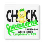 Lymphoma Chick Interrupted 2 magnets