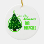 Lymphoma Christmas Miracles Christmas Tree Ornament