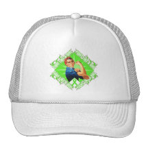 Lymphoma Fight Rosie The Riveter Hat
