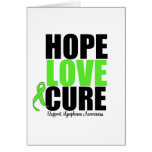 Lymphoma Hope Love Cure Greeting Cards