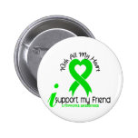 LYMPHOMA I Support My Friend Button