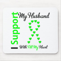 Lymphoma I Support My Husband Mouse Pad