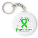 LYMPHOMA I Support My Sister keychains