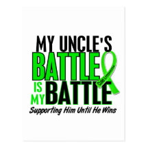 Lymphoma My Battle Too 1 Uncle Postcard
