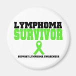 Lymphoma Survivor Fridge Magnets
