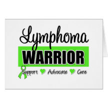 Lymphoma Warrior Greeting Card