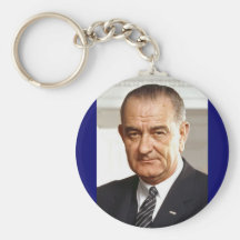 Lyndon B. Johnson 36th President Keychains