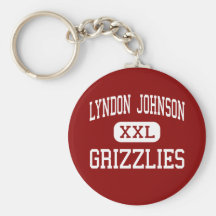 Lyndon Johnson - Grizzlies - Middle - Pharr Texas Key Chain