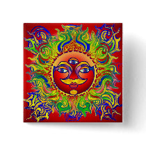 Lynn Chakra Pinback Buttons