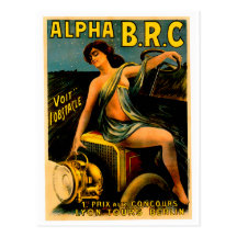 Lyon Berlin Auto Tours ~ Vintage Automobile Ad Post Card