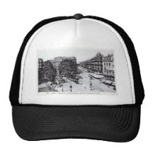 Lyon, France 1910 Vintage Trucker Hat
