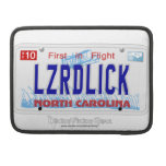 LZRDLICK NC Plate Sleeve For MacBooks