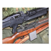 M14 And M60 Side By Side Photo