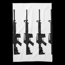 m16 black and white towel kitchen towels