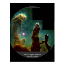M16 Eagle Nebula 'Pillars of Creation' Postcards
