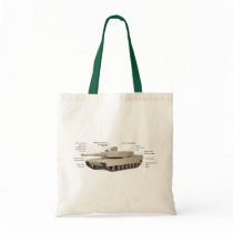 M1 Abrams Tank Canvas Bag