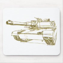 M1 Abrams tank Mousepad