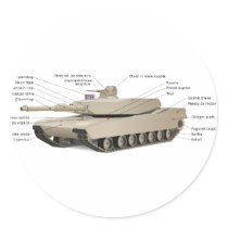 M1 Abrams Tank Sticker