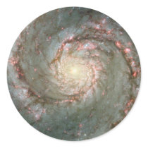 M51 Stickers Whirlpool Spiral Galaxy