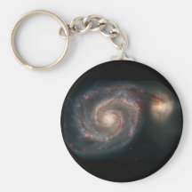 M51 Whirlpool and companion galaxies Keychains