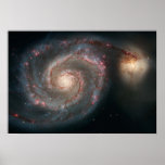 M51 Whirlpool Galaxy Poster