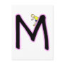 M Alphakins Girls Postcard