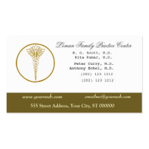 M.D. Doctors Medical Office & Appointment Business Cards