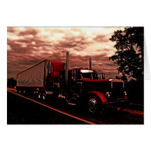 M Horning's Peterbilt 379 Edit Note Card