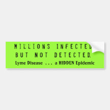 M i l l i o n s   I n f e c t e dB u t   N o t ... Bumper Sticker