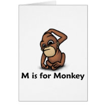 M is for Monkey