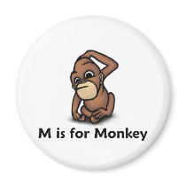 M is for Monkey