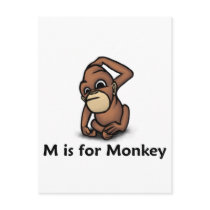 M is for Monkey